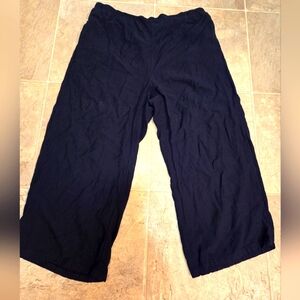 J Jill wide leg crop pant 100% rayon